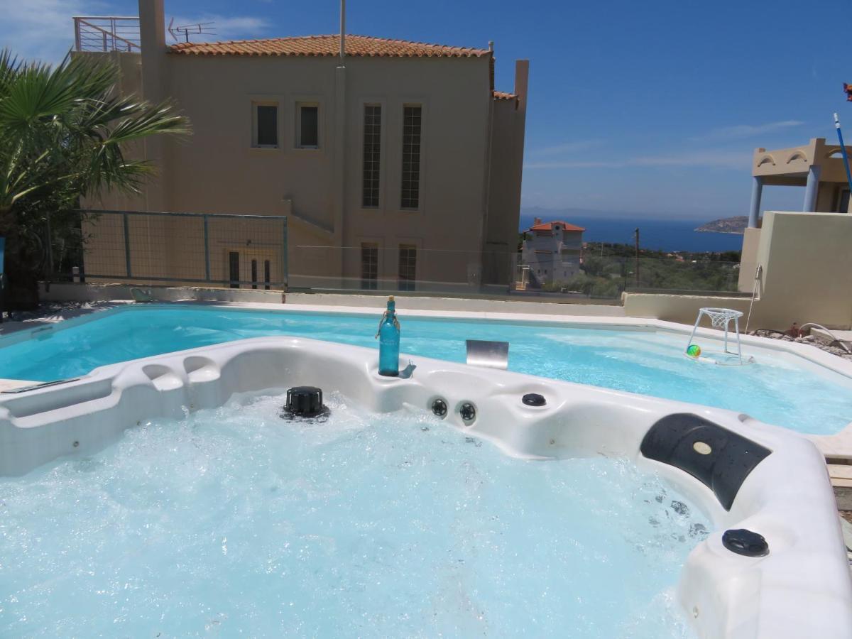 Thimari Sports & Spa With Private Pool And Jacuzzi Cap Cap Sounion Extérieur photo